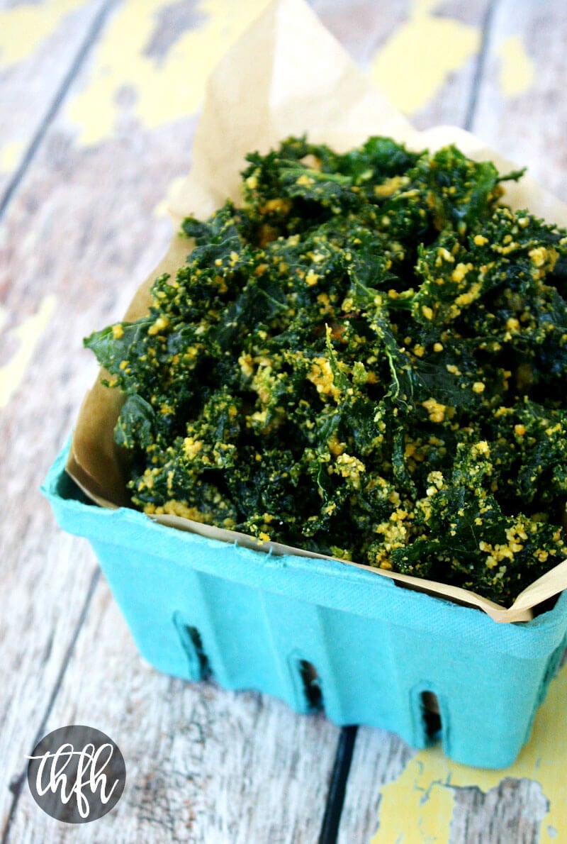Raw Vegan Cheesy Kale Chips | The Healthy Family and Home