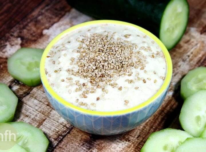 Raw Zucchini Hummus | The Healthy Family and Home