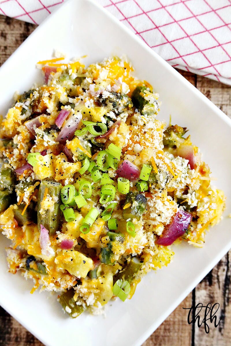 Vegan Squash and Asparagus Casserole | The Healthy Family and Home