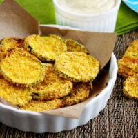 Gluten-Free Vegan Oven Baked Zucchini Chips | The Healthy Family and Home