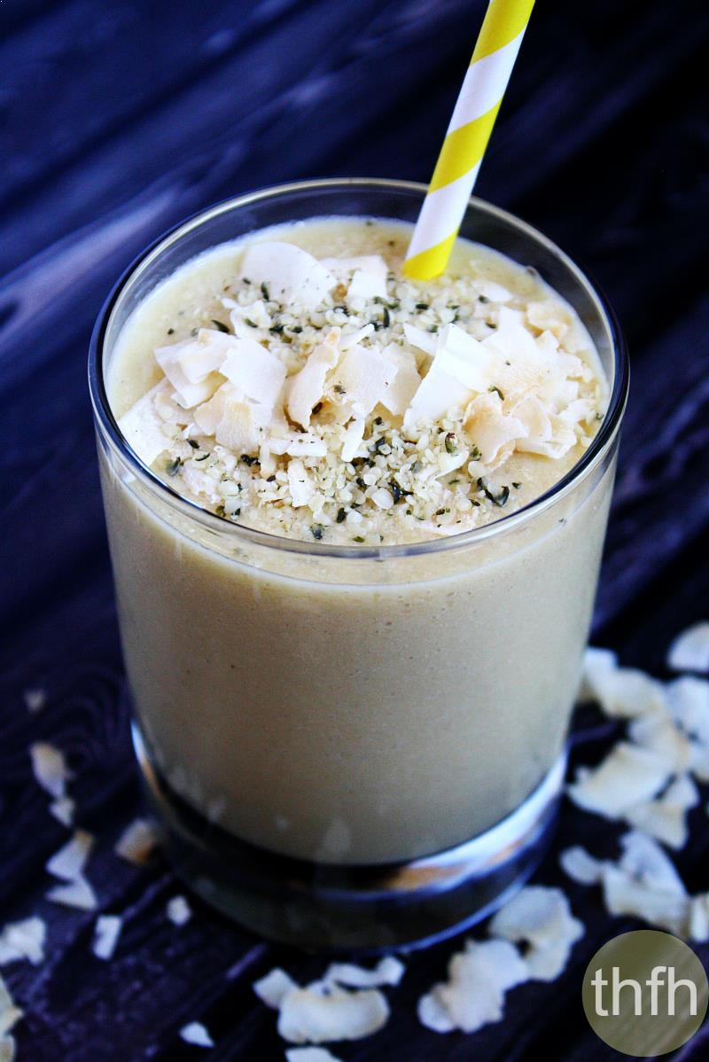Tropical Breeze Raw Protein Smoothie | The Healthy Family and Home