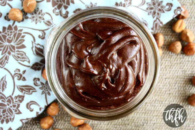 Healthy Vegan Chocolate Hazelnut Nutella Spread | The Healthy Family and Home
