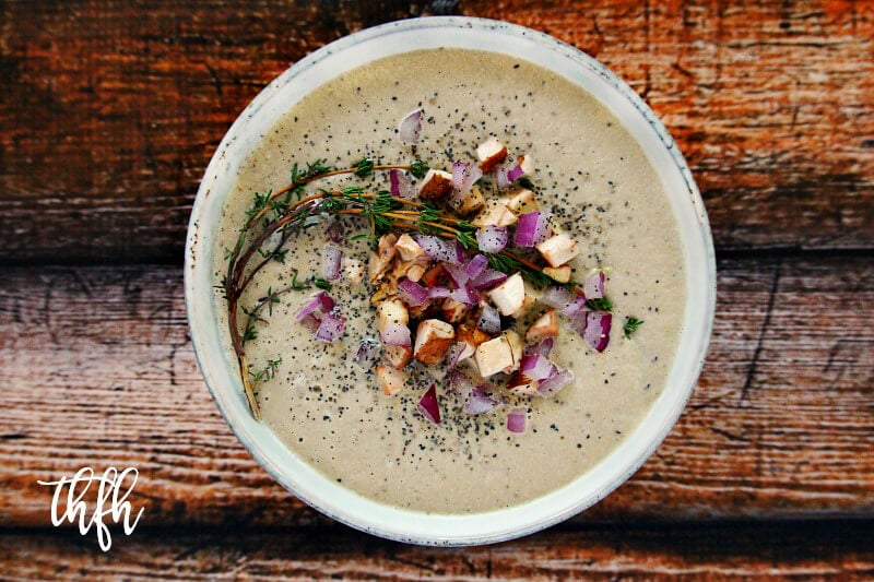 Raw Vegan Cream of Mushroom Soup | The Healthy Family and Home