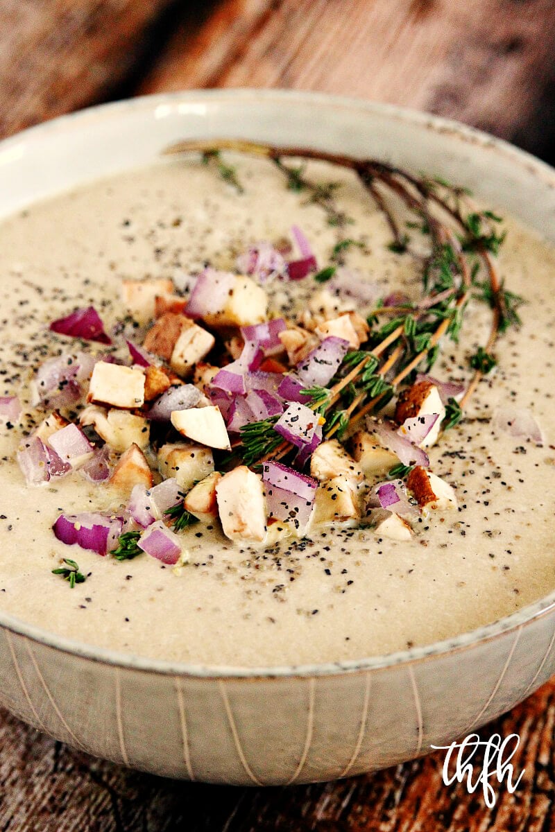 Raw Vegan Cream of Mushroom Soup | The Healthy Family and Home
