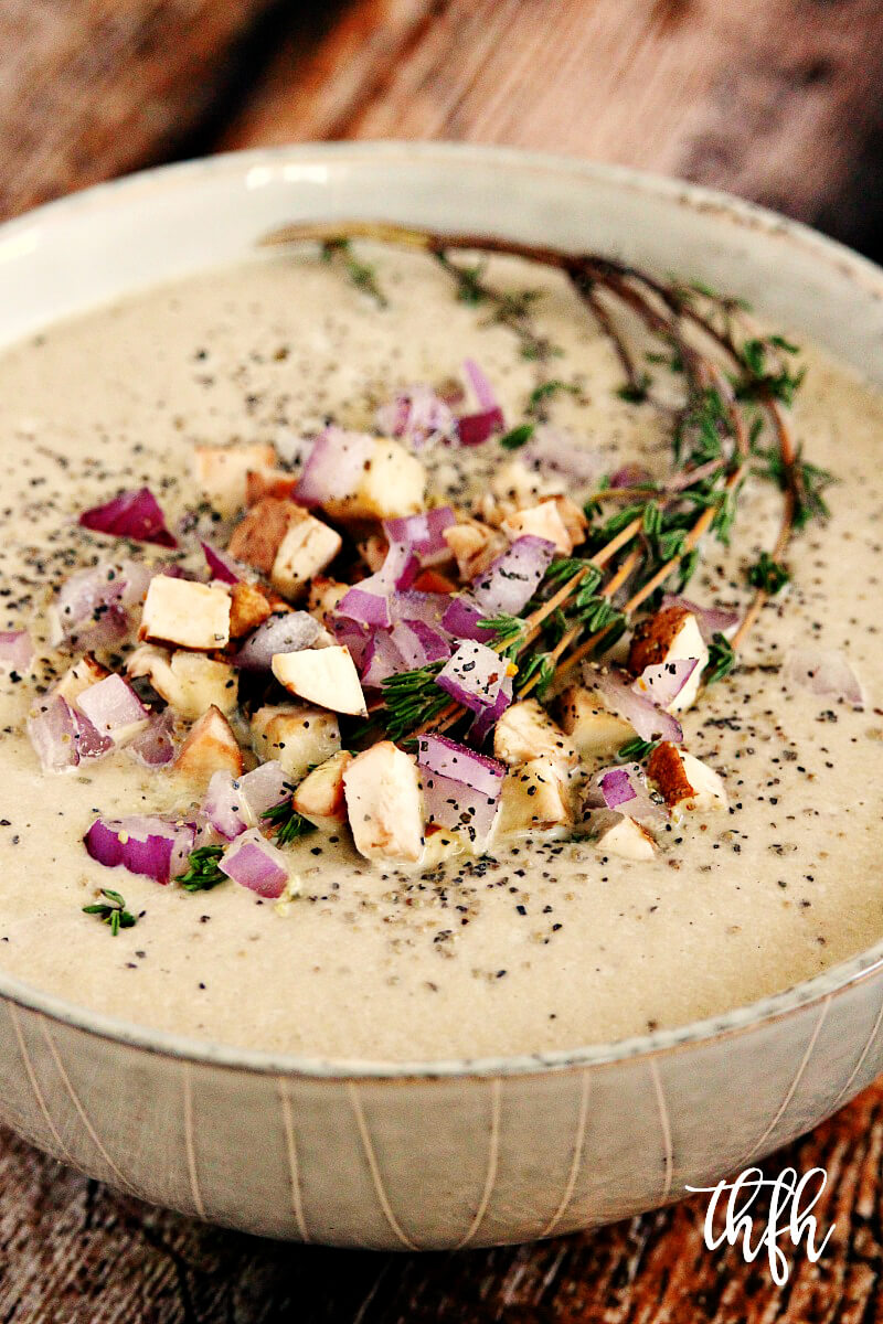 Vegan Cream of Mushroom Soup