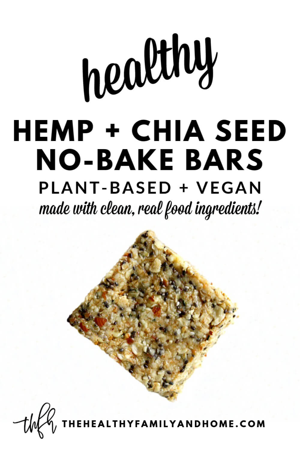 Raw Hemp and Chia Seed Bars