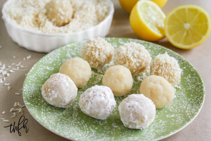 The ORIGINAL Raw Vegan Lemon Meltaway Balls