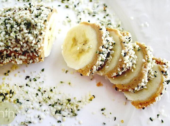 Banana and Hemp Seed Sushi Slices | The Healthy Family and Home