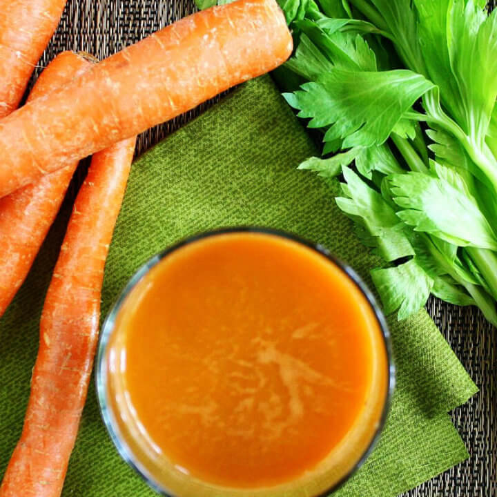 Carrot Apple and Celery Juice