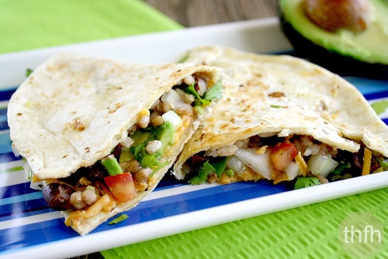 Black Bean and Cilantro Quesadillas | Healthy Black Bean Quesadillas