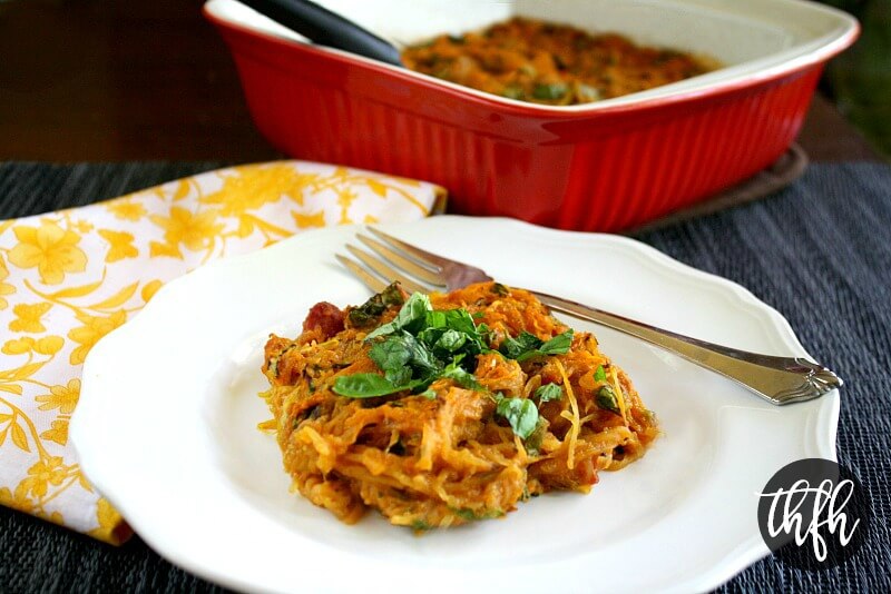 Vegan Italian Spaghetti Squash Bake | The Healthy Family and Home