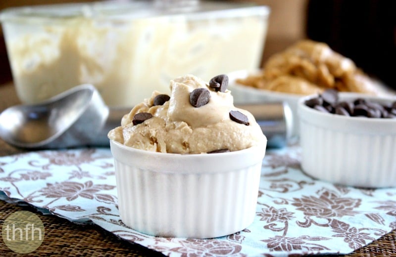 Vegan Peanut Butter Chocolate Chip Ice Cream | The Healthy Family and Home