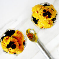 Gluten-Free Vegan Pumpkin Ice Cream and Brownie Parfait | The Healthy Family and Home