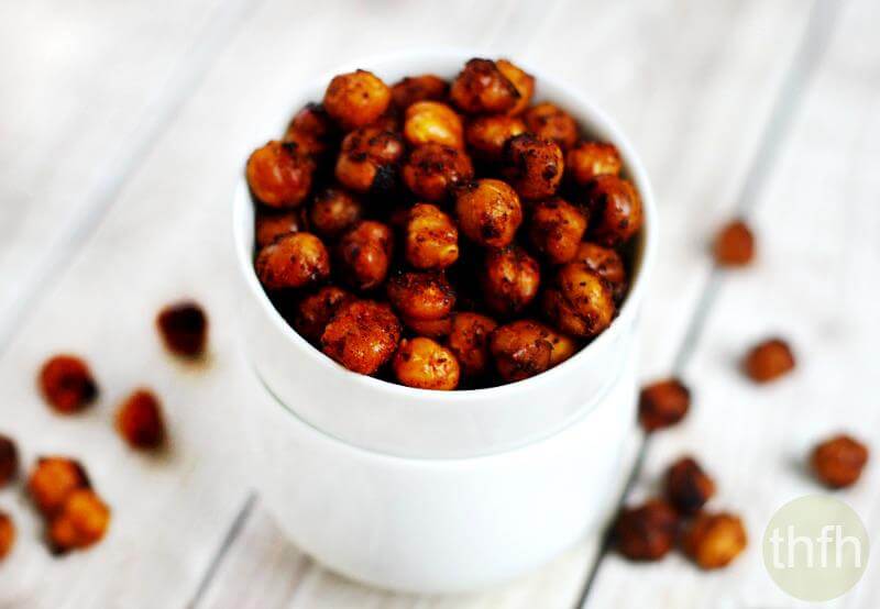 Roasted Chickpeas with Chipotle and Lime | The Healthy Family and Home