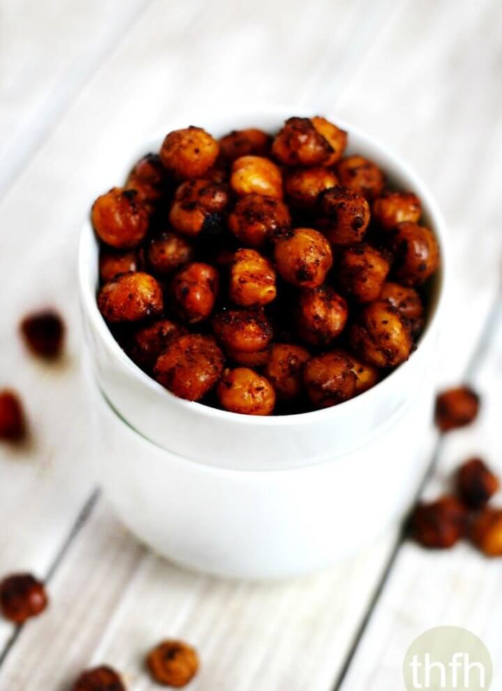 Roasted Chickpeas with Chipotle and Lime | The Healthy Family and Home