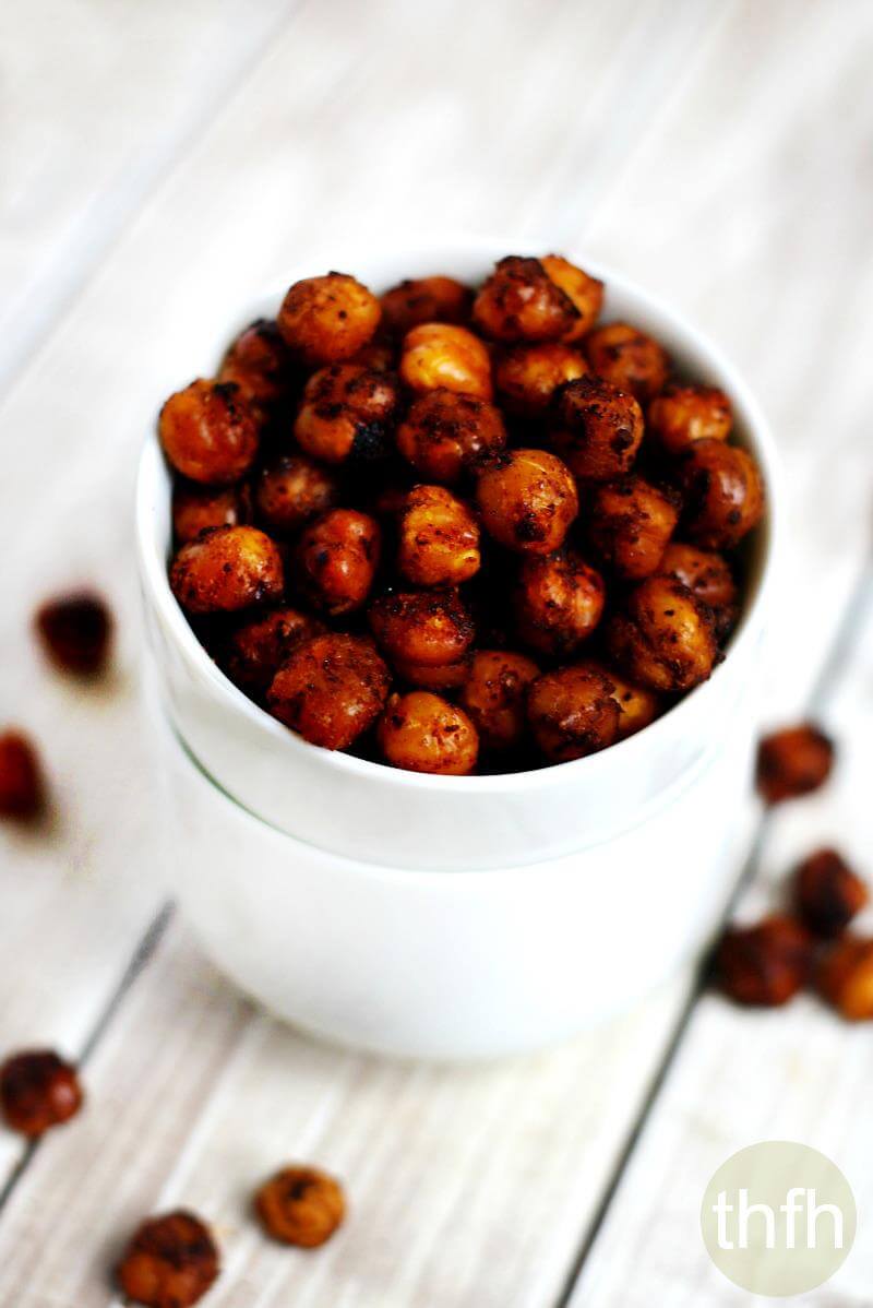 Roasted Chickpeas with Chipotle and Lime | The Healthy Family and Home