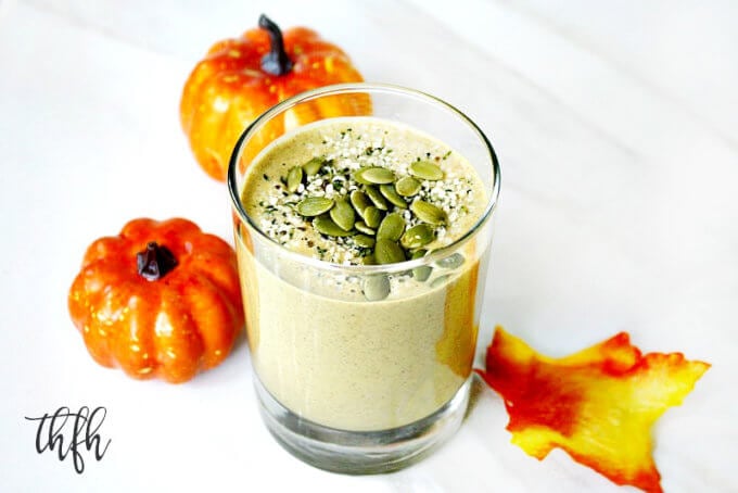 Vegan Pumpkin Protein Smoothie | The Healthy Family and Home