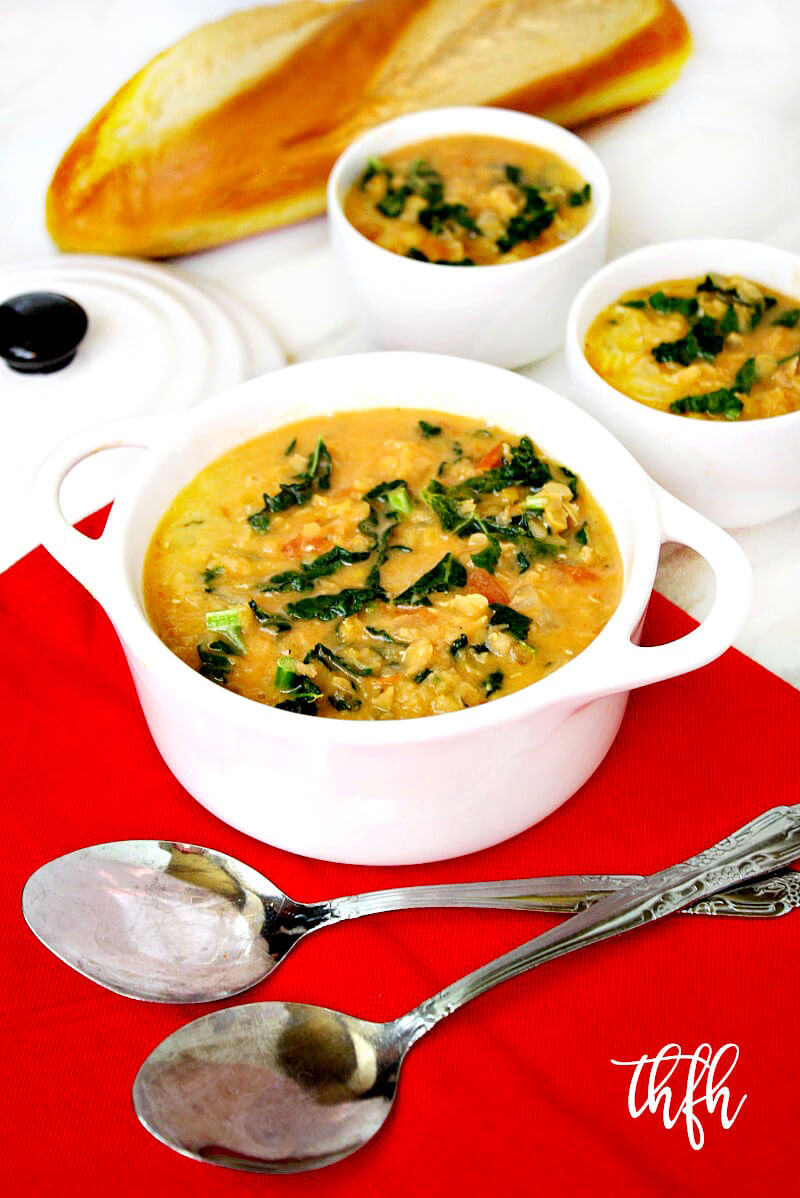 Organic Lentil Vegetable with Kale Soup