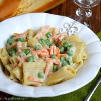 Vegetable Rigatoni with Creamy Cauliflower Sauce | The Healthy Family and Home