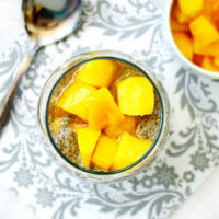 Gluten-Free Vegan Vanilla Bean and Mango Chia Seed Pudding | The Healthy Family and Home