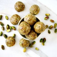 Gluten-Free Vegan Pistachio Sesame Seed Balls | The Healthy Family and Home