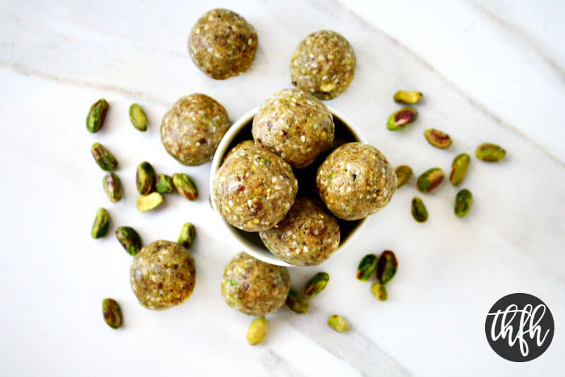 Gluten-Free Vegan Pistachio Sesame Seed Balls | The Healthy Family and Home