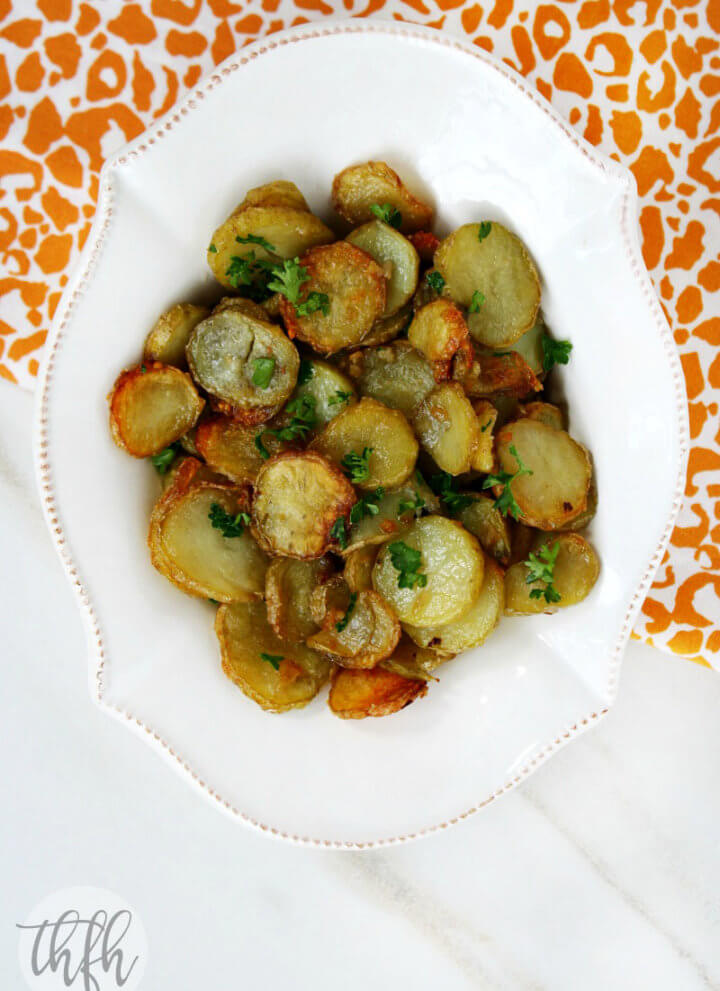 Garlic and Shallot Fingerling Potatoes | The Healthy Family and Home