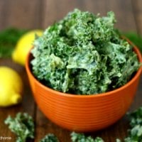 Lemon Dill Kale Chips | The Healthy Family and Home