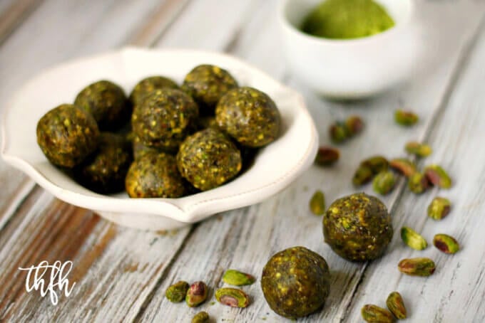 Gluten-Free Vegan Pistachio and Matcha Truffles | The Healthy Family and Home