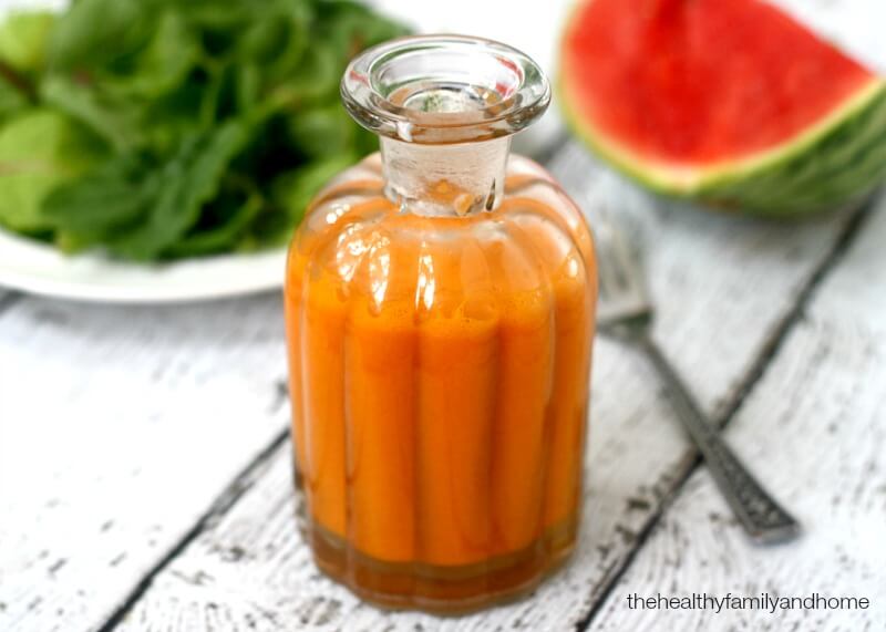 Clean Eating Watermelon Vinaigrette - Raw, Vegan, Gluten-Free, Dairy-Free, Paleo-Friendly, No Refined Sugar | The Healthy Family and Home