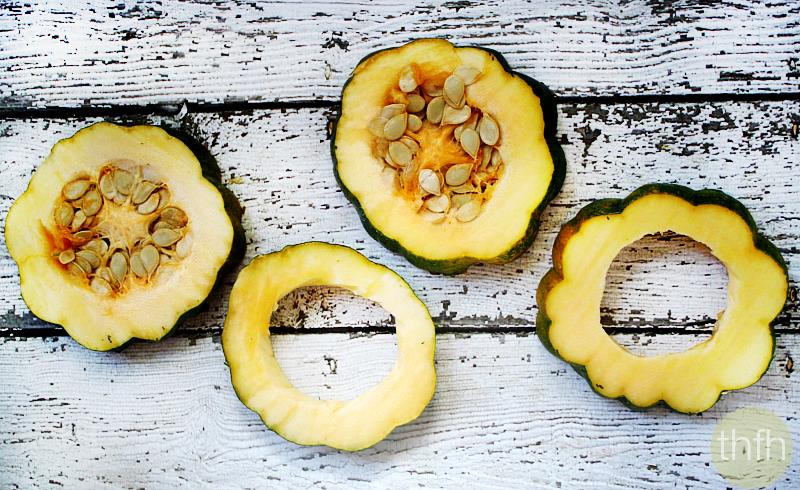 Acorn Squash Rings with Walnuts and Dried Apricots | The Healthy Family and Home
