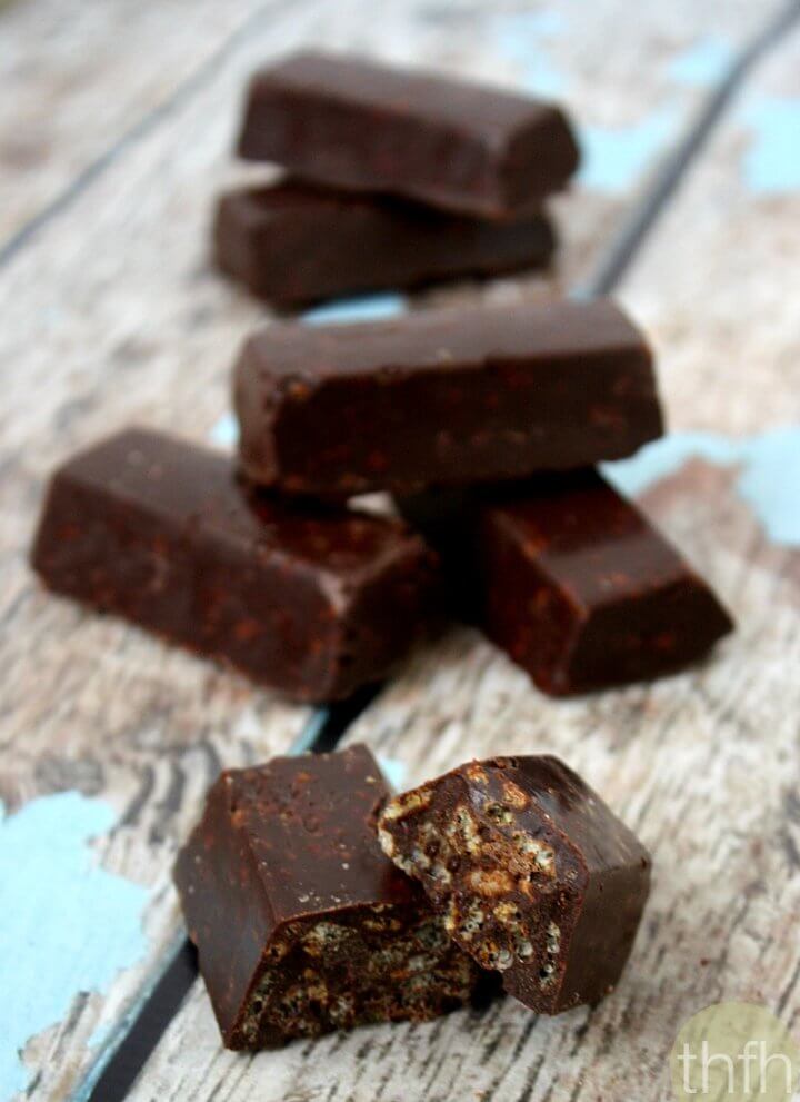 Clean Eating Chocolate Crunch Bars - Vegan, Gluten-Free, Dairy-Free, No Refined Sugars | The Healthy Family and Home