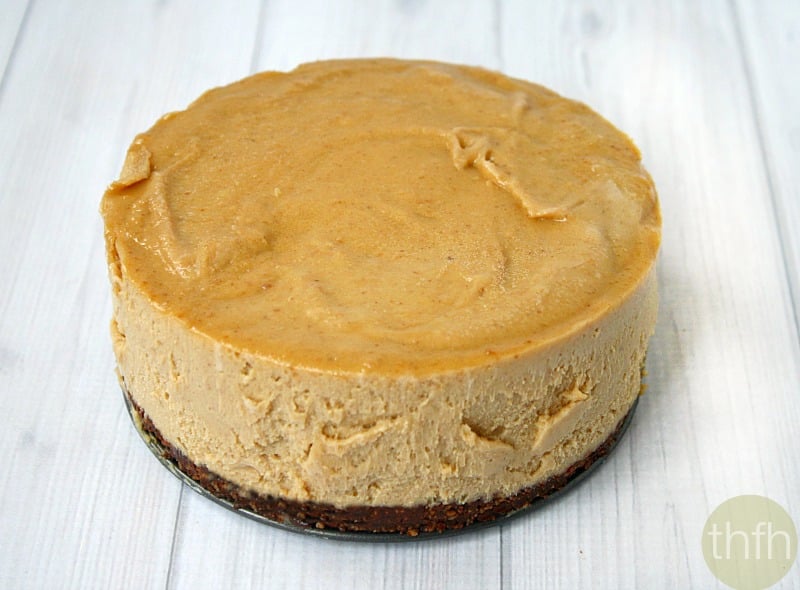 Vegan No-Bake Peanut Butter Cheesecake | The Healthy Family and Home