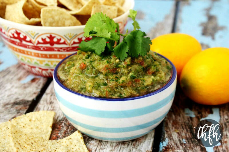 Gluten-Free Vegan Cilantro Lime Salsa | The Healthy Family and Home