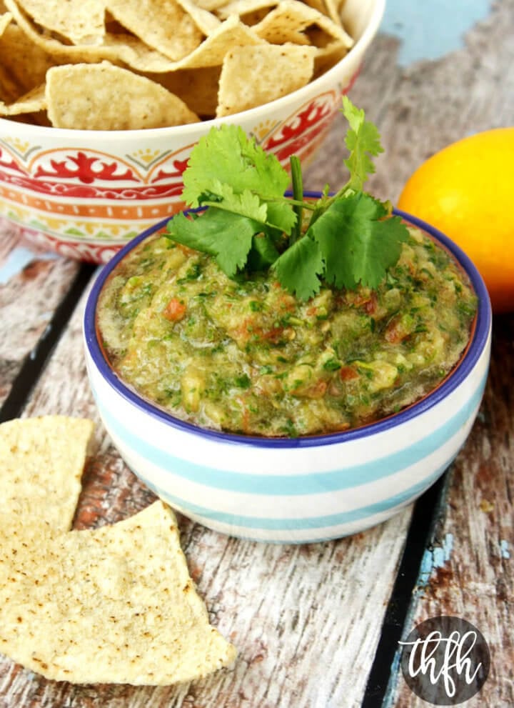 Gluten-Free Vegan Cilantro Lime Salsa | The Healthy Family and Home