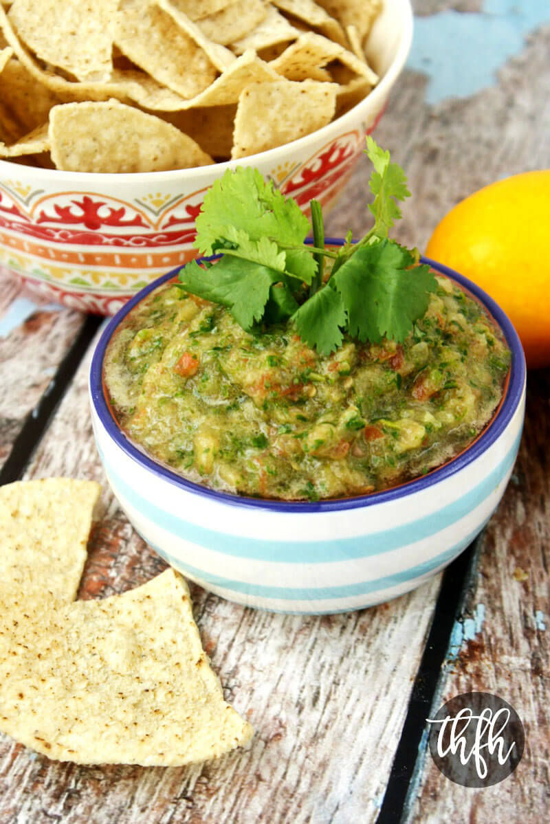 Gluten-Free Vegan Cilantro Lime Salsa | The Healthy Family and Home