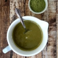 Sweet Tahini and Matcha Spread | The Healthy Family and Home