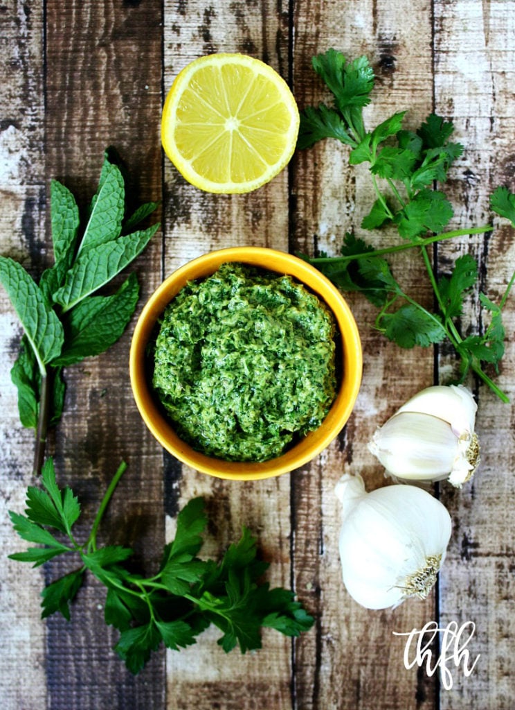 Fresh Herb and Tahini Pesto | The Healthy Family and Home
