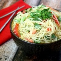 Kelp Noodles with Spicy Peanut Sauce | The Healthy Family and Home