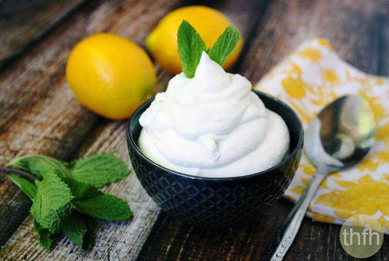 Clean Eating Vegan Lemon Mousse | The Healthy Family and Home