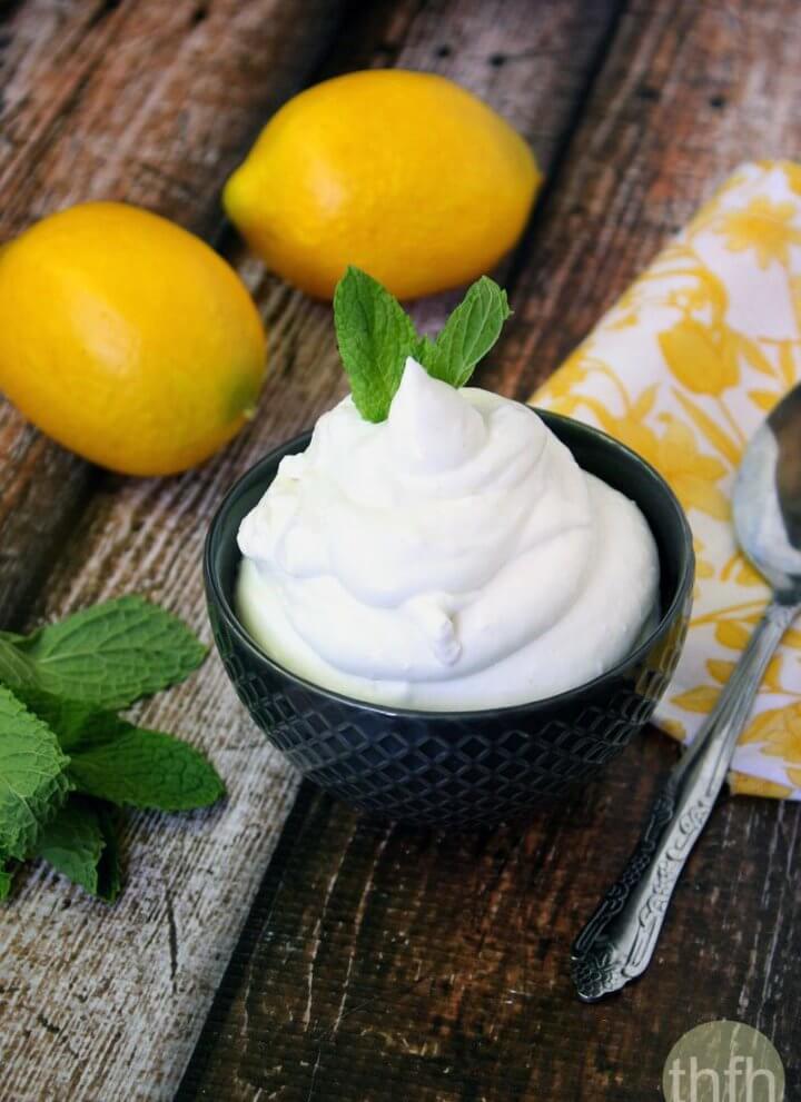 Clean Eating Vegan Lemon Mousse | The Healthy Family and Home