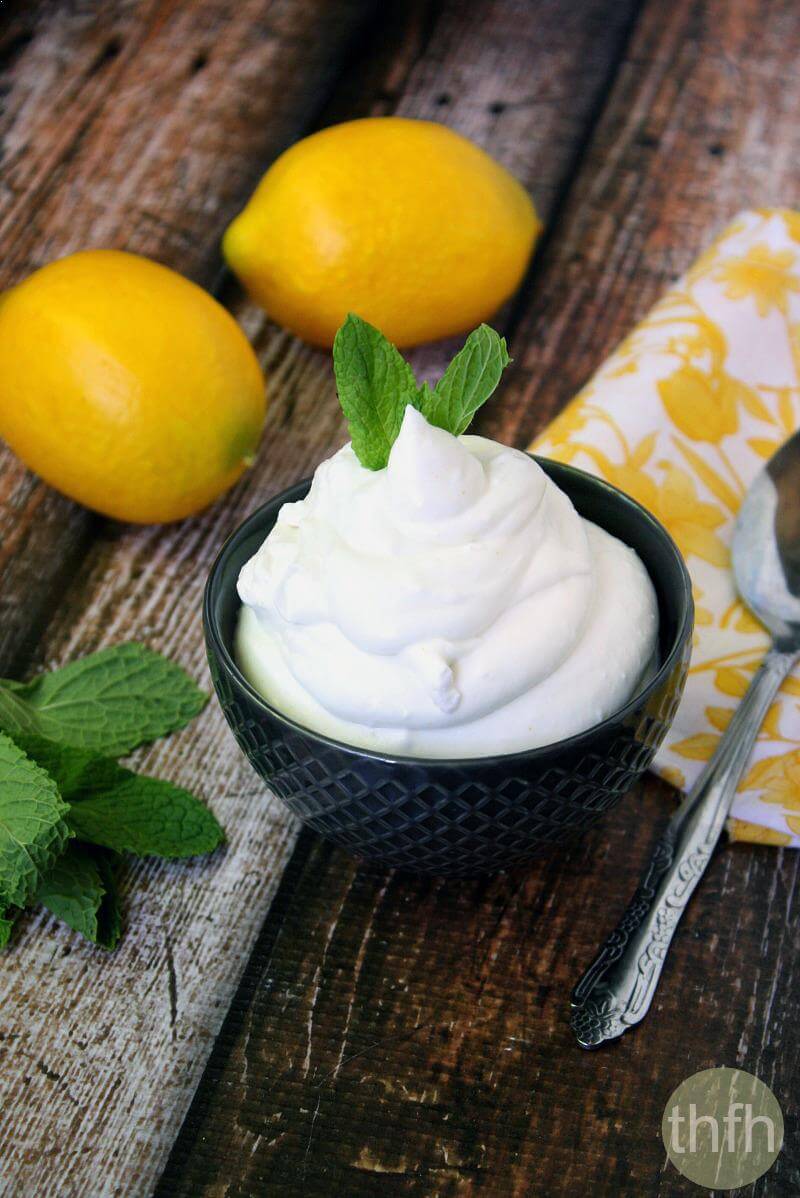 Clean Eating Vegan Lemon Mousse | The Healthy Family and Home