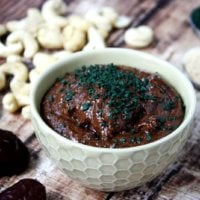 Superfood Cashew Butter with Spirulina Crunchies | The Healthy Family and Home