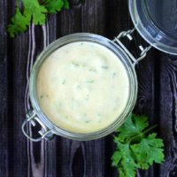 Creamy Vegan Cilantro and Lime Tahini Dressing | The Healthy Family and Home