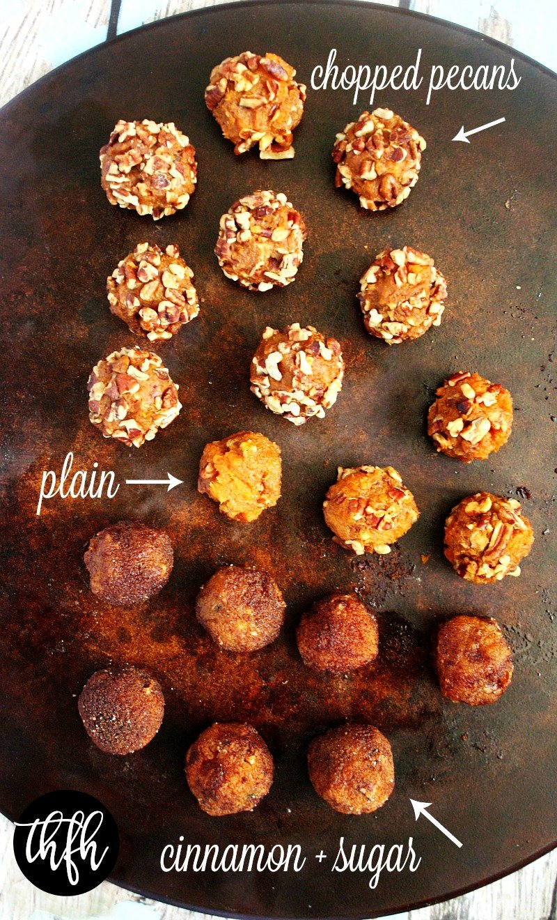Clean Eating Vegan Sweet Potato and Pecan Balls | The Healthy Family and Home