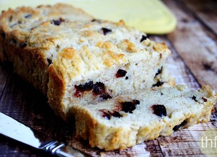 Gluten-Free Vegan Cranberry Orange Bread | The Healthy Family and Home
