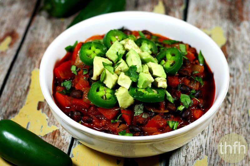 Vegan Smoked Paprika and Black Bean Chili | The Healthy Family and Home