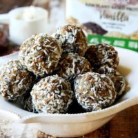 Raw Vegan Apricot and Date Protein Truffles with Sunwarrior Classic Plus | The Healthy Family and Home