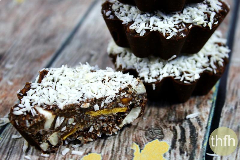 Vegan Coconut and Mango Chocolate Cups | The Healthy Family and Home