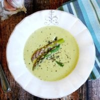 Vegan Cream of Asparagus Soup | The Healthy Family and Home